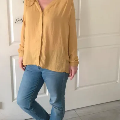 Blouse jaune H&M taille 36